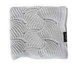 Kocyk muszelka - całoroczny, szary