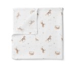 Lekka narzuta muślinowa do spania 150x200cm - konie