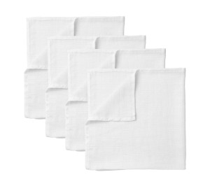 Pieluszki tetrowe dla niemowląt 80×60 cm – zestaw 4 szt.