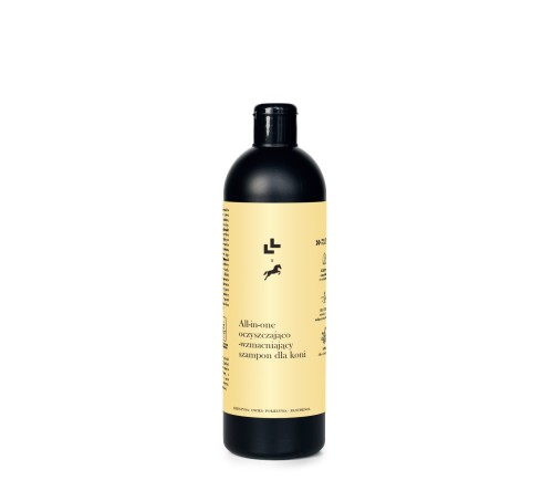 All-in-one oczyszczająco-wzmacniający szampon dla koni, 500 ml
