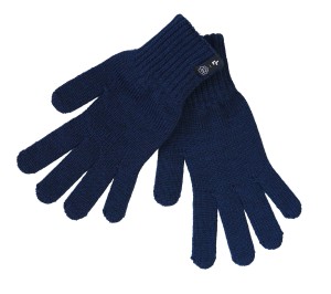 Rękawiczki merino - granat, 100% wełna merino