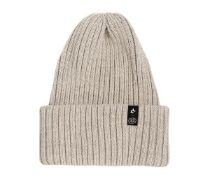Czapka merino - beż, 100% wełna merino