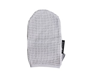 Rękawica do twarzy i ciała - szarość mgły