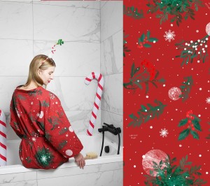 Szlafrok / kimono - magic garden