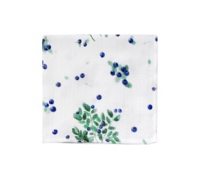 Muślinowa pieluszka /myjka - jagódki