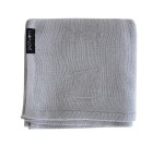 Lekki kocyk bambusowy dla dzieci, króliczki - szary